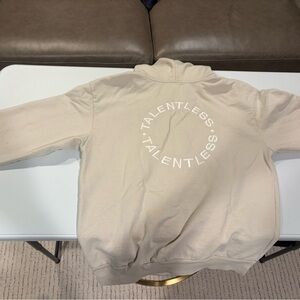 TALENTLESS Sand Hoodie with Logo